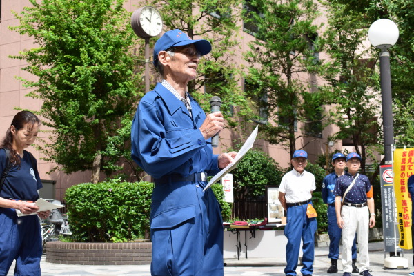 ご挨拶は神田橋町会の藤村町会長