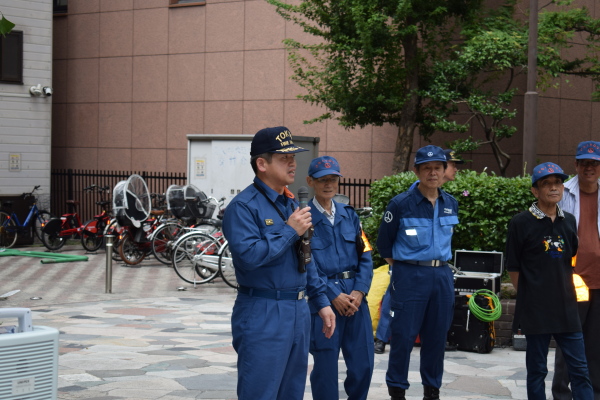 神田消防署の方より講評