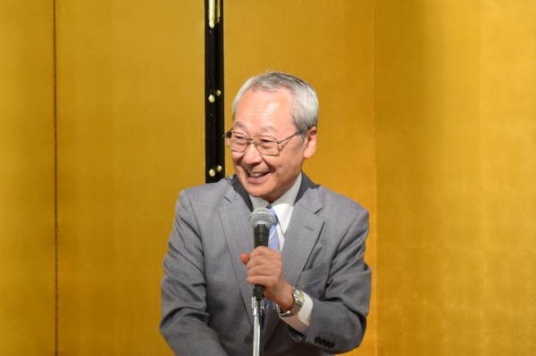 連合会長就任のご挨拶をする齋藤会長