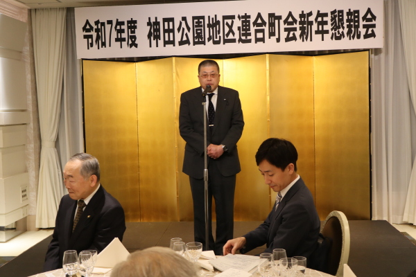 小林連合町会副会長による開会のご挨拶