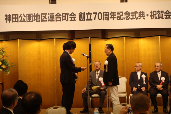 坂井顧問(第33代連合町会長)