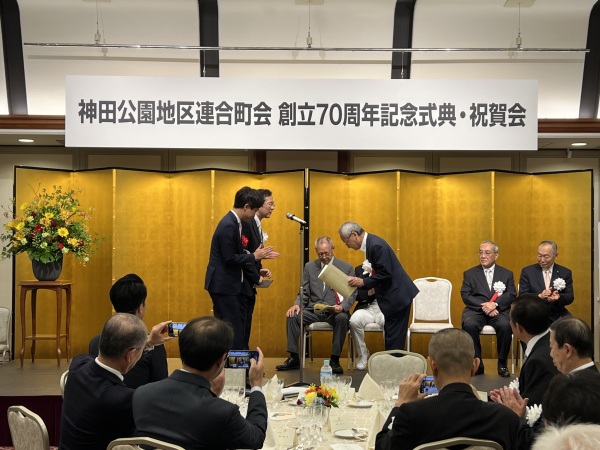 斎藤顧問(第34代連合町会長)