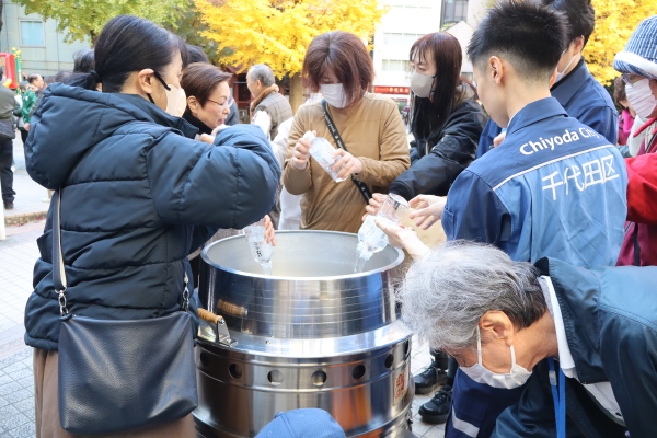 アルファ米を戻すお湯は飲料水で